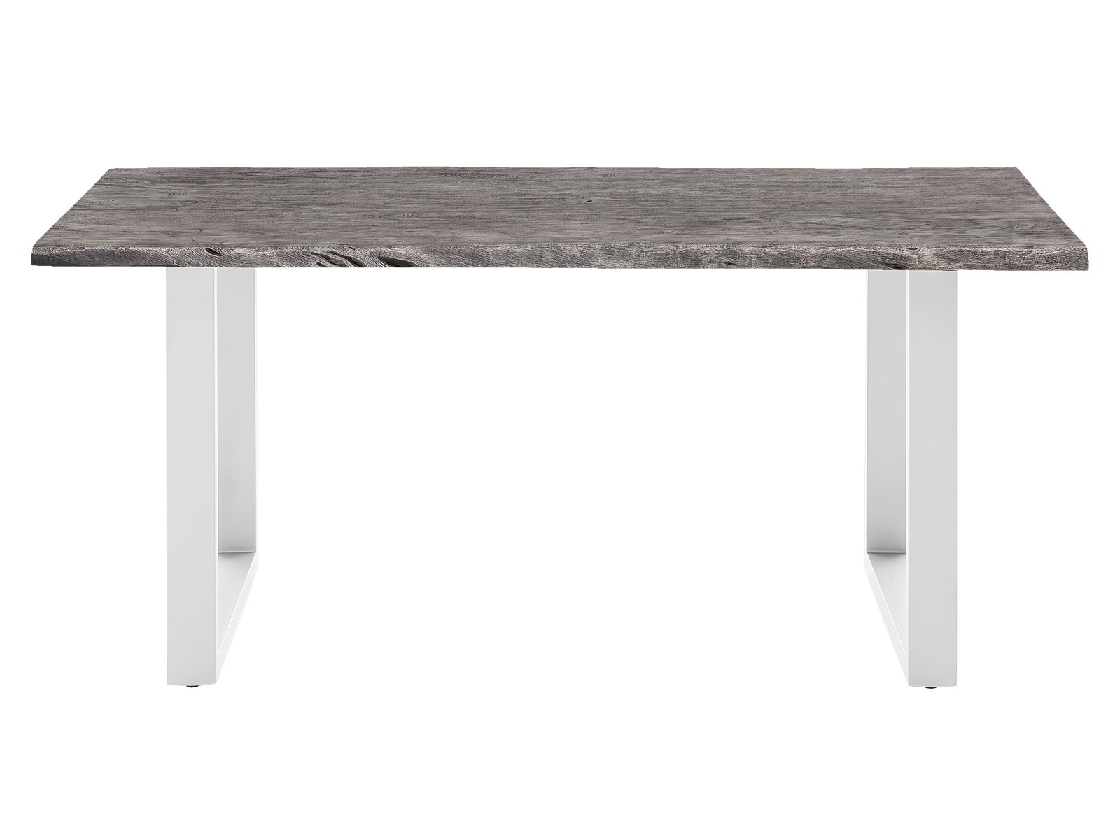 Esstisch Bullwer grau-weiß 200x100 cm Akazie / Metall 200x75x100 Frontansicht