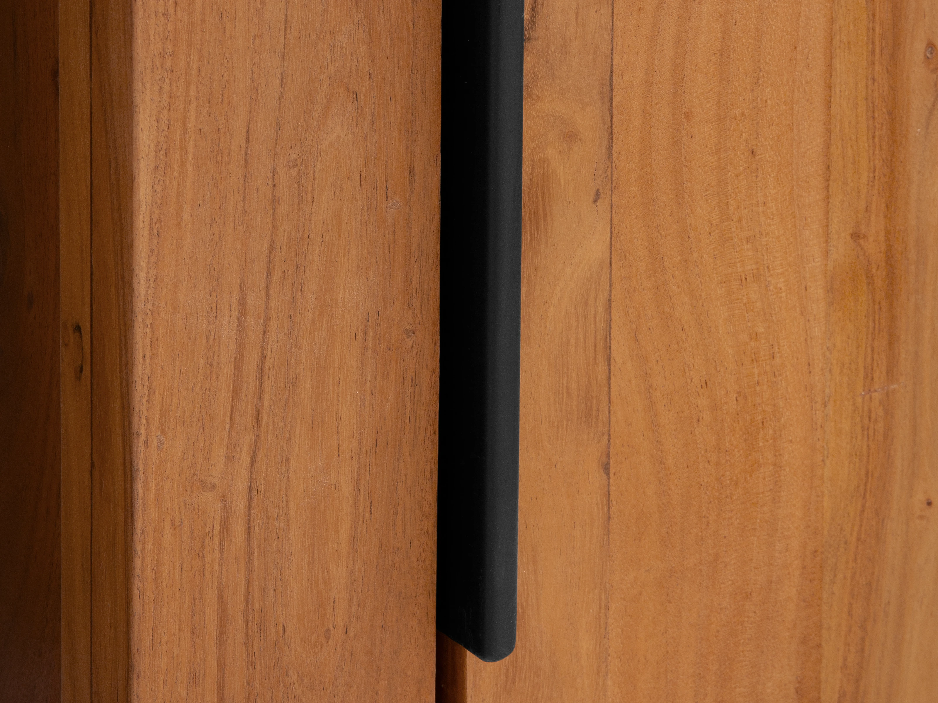 Badmöbelset Osbon Akazie 5teilig - Metallgriffe Schwarz