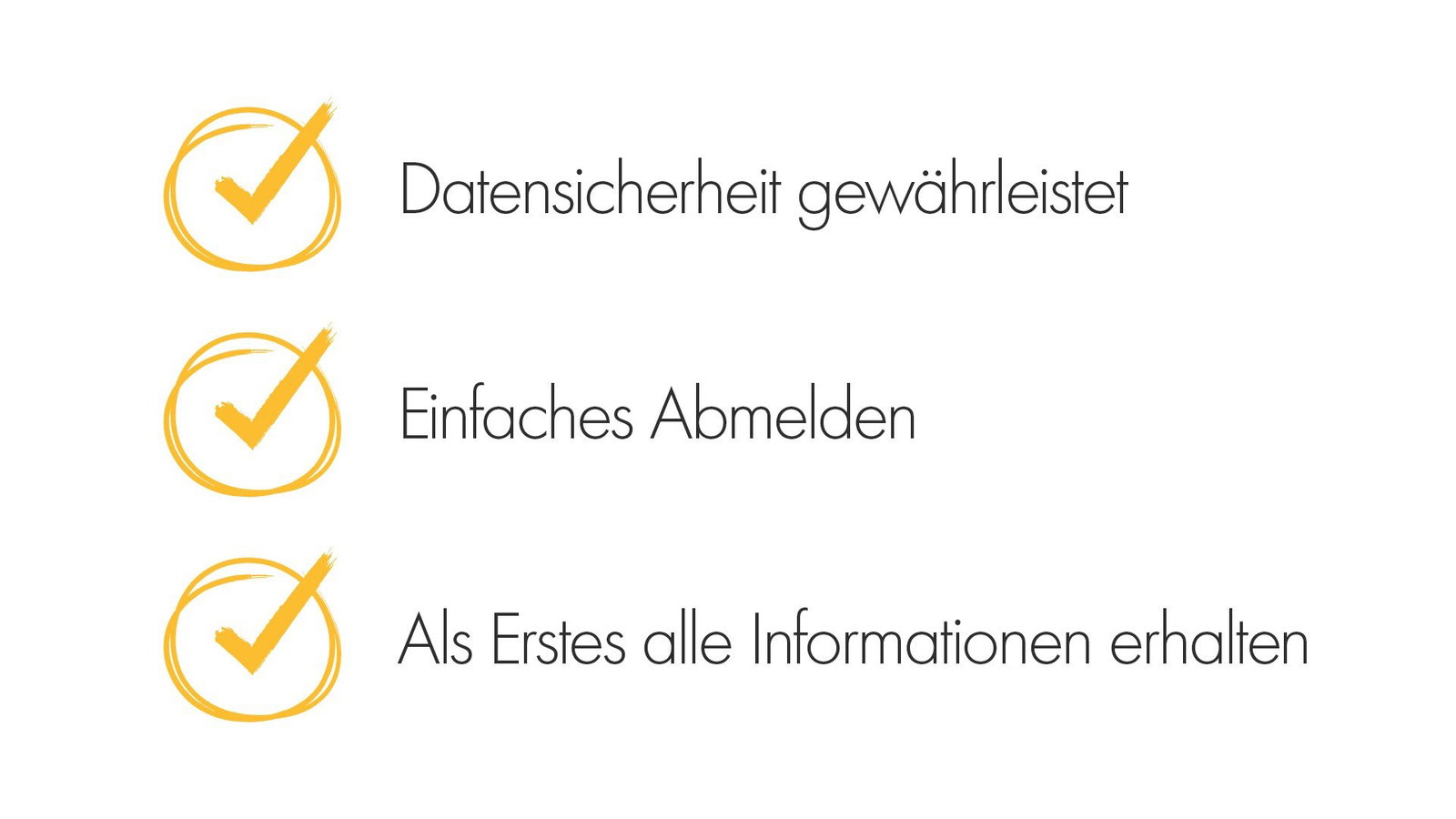 Woodkings Newsletter-Banner "Vorteile" mit kurzen Vorteilspunkten und Icons vor warmem Holzhintergrund