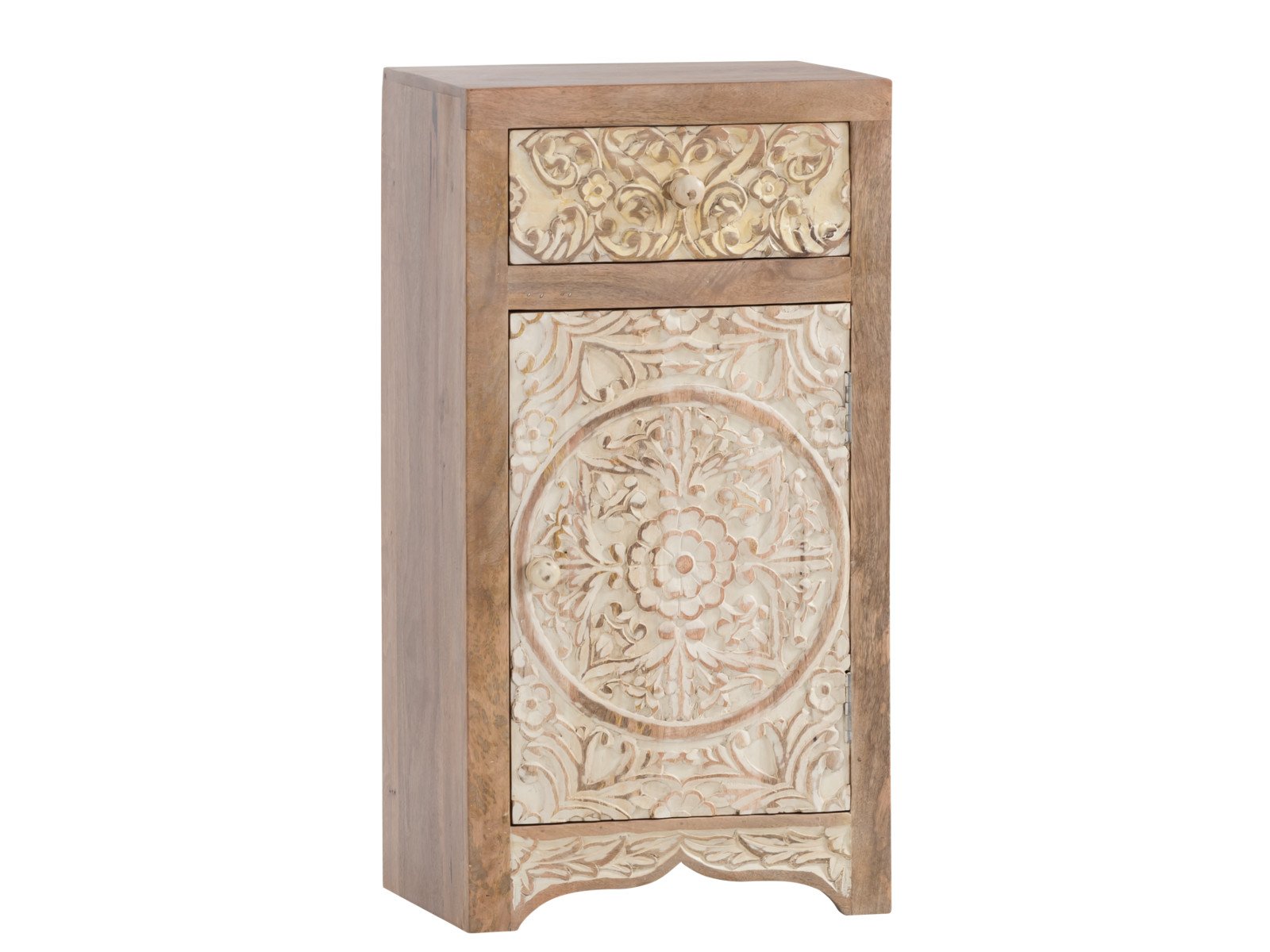 Unterschrank Delhi Unterschrank Delhi Holz - Mango 43x80x30 Schrägansicht