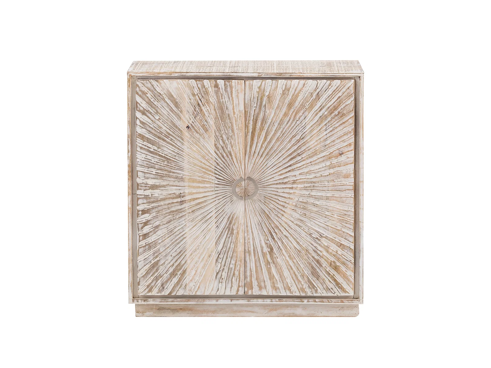 Moderne Massivholzkommode mit Schubladen in natürlicher Holzoptik, minimalistisches skandinavisches Design für Wohnzimmer/Flur